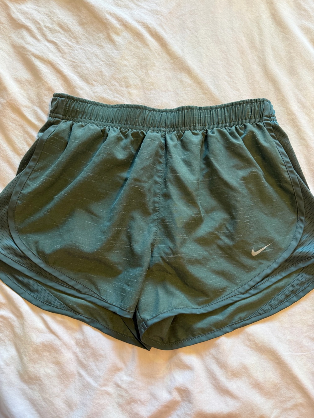 Nike Women's Teal Green Athletic Shorts